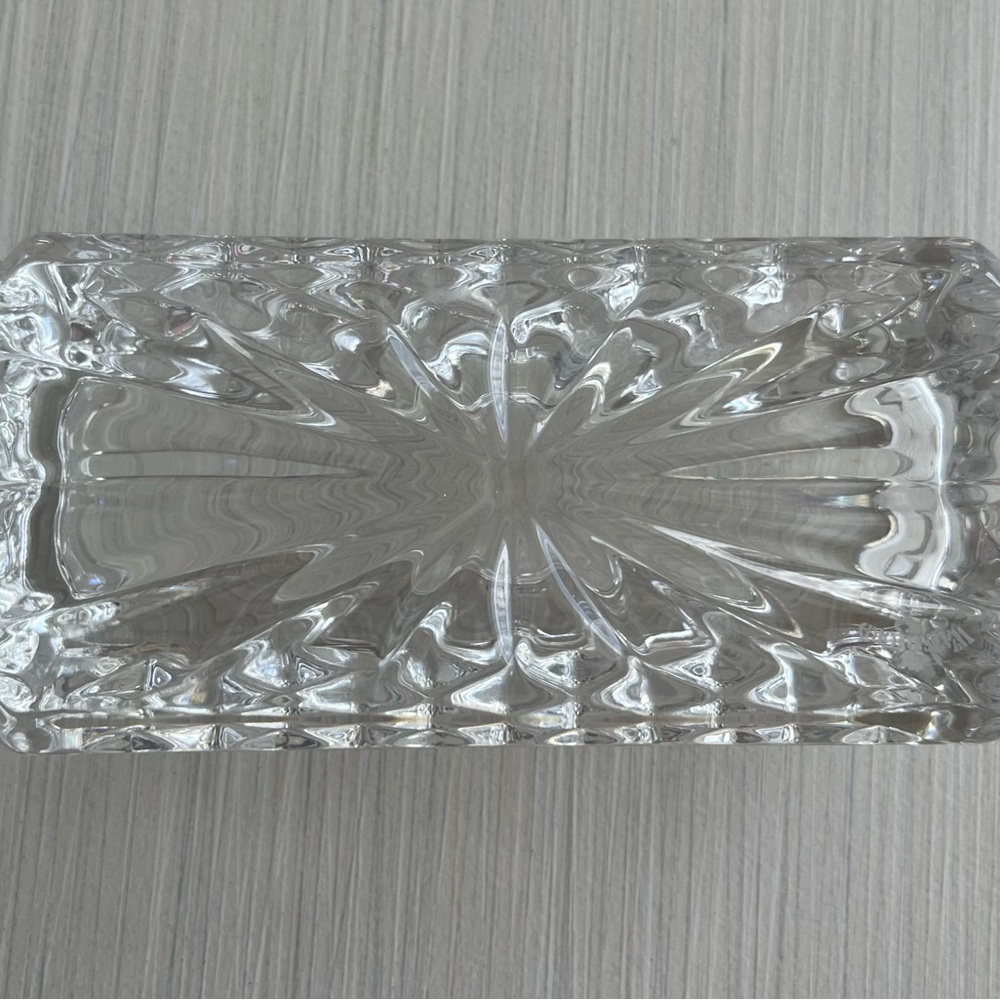 Crystal card holder & letter opener - Picture 3 of 10
